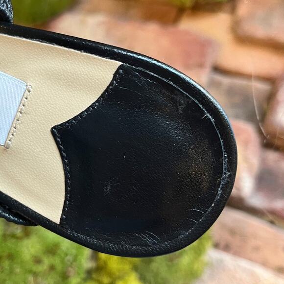 JIMMY CHOO Omna 230 Nori 85 Black Strappy Heels SZ 36.5 (6.5 US) - Picture 8 of 8